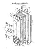 Refrigerator door