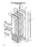 Refrigerator door