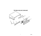 KitchenAid KSSS36DAX01 top grille and unit cover diagram
