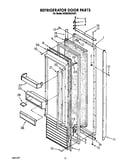 Refrigerator door