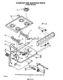 Cooktop and manifold