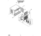 Whirlpool ACE124XA0 cabinet diagram