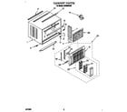 Whirlpool ACQ254XA0 cabinet diagram
