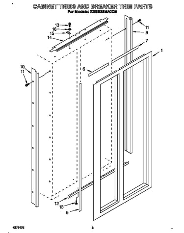 Cabinet trims and breaker trim