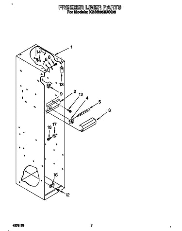 Freezer liner