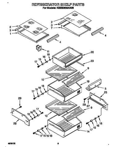 Refrigerator shelf