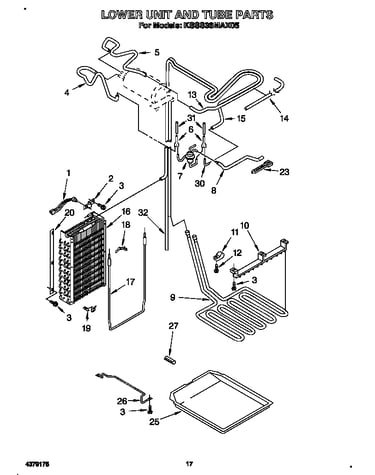 Lower unit and tube