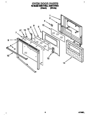 Oven door
