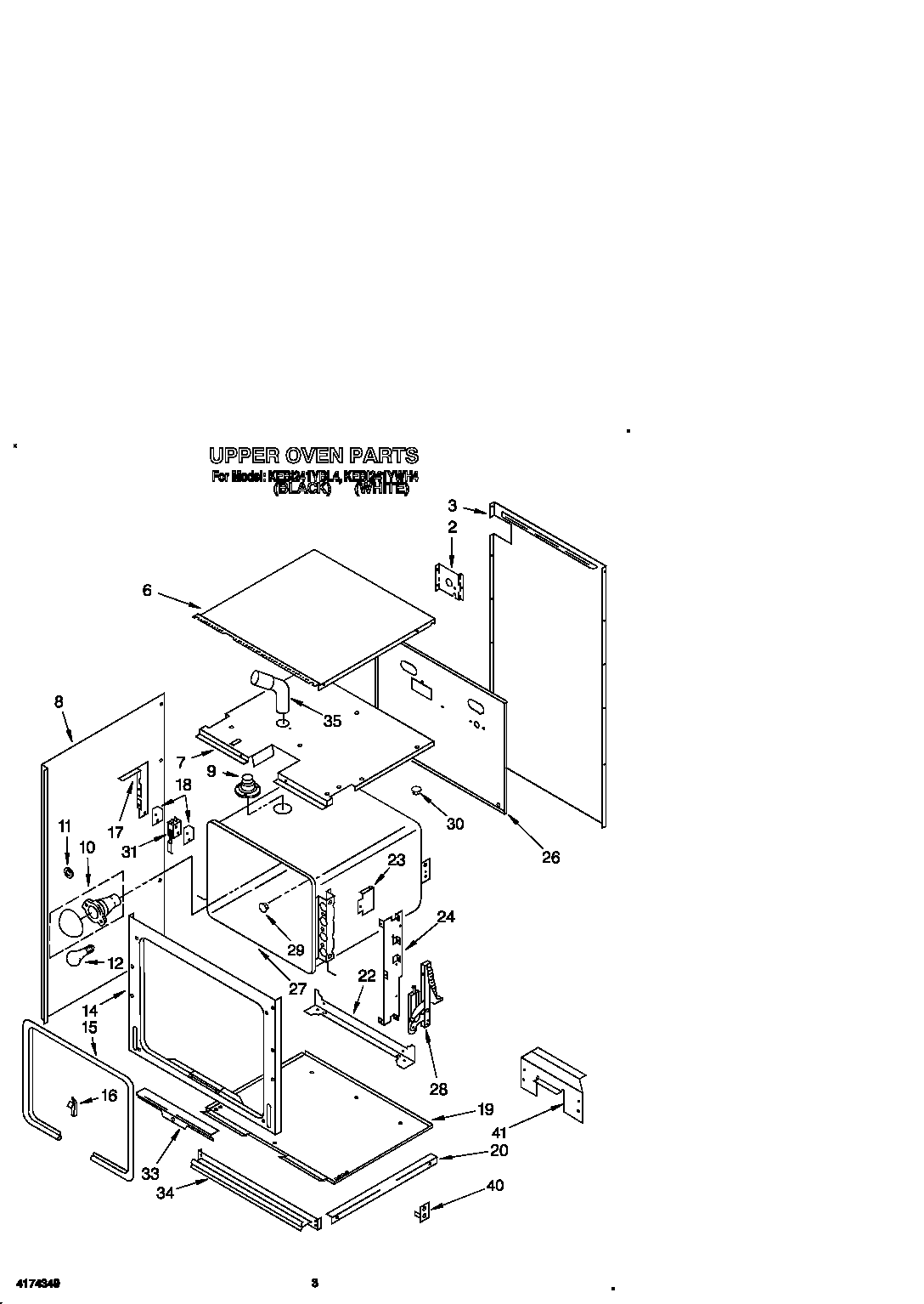 Upper oven
