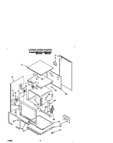 Upper oven