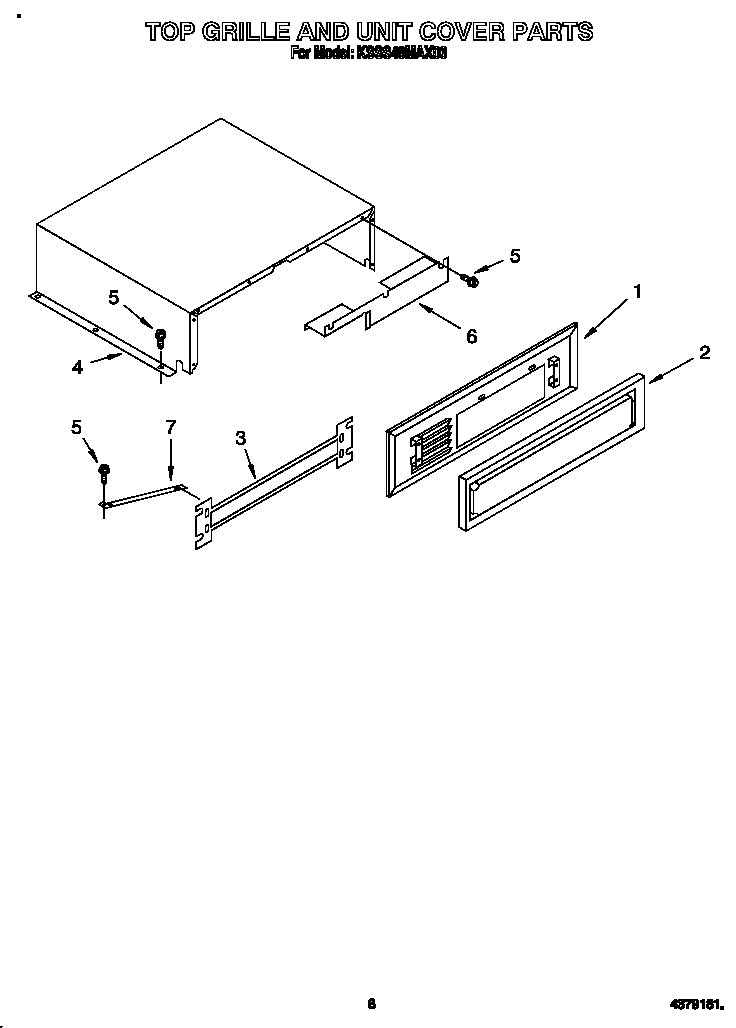 TOP GRILLE AND UNIT COVER