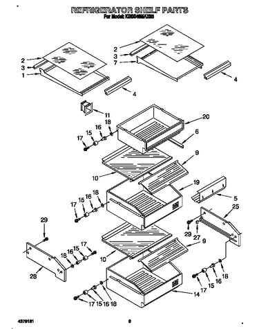 Refrigerator shelf