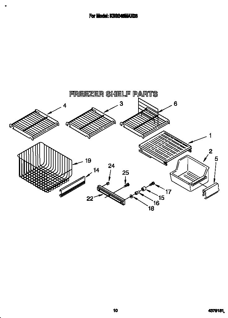 FREEZER SHELF