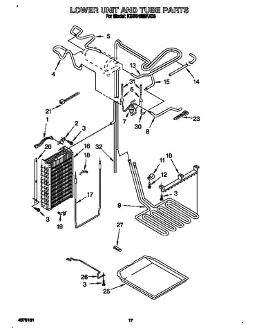 Lower unit and tube
