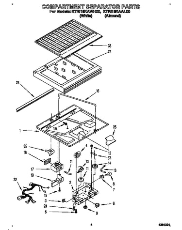 Compartment separator