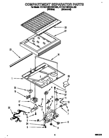Compartment separator