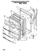 Refrigerator door