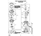 KitchenAid KUDJ230Y3 pump and motor diagram