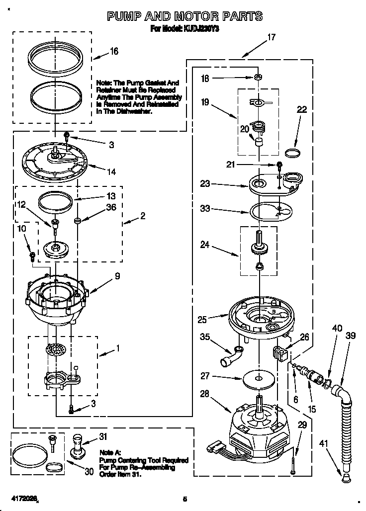 Pump and motor
