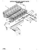 Upper rack and track