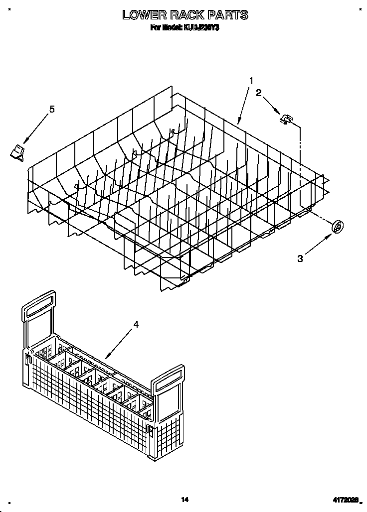 Lower rack