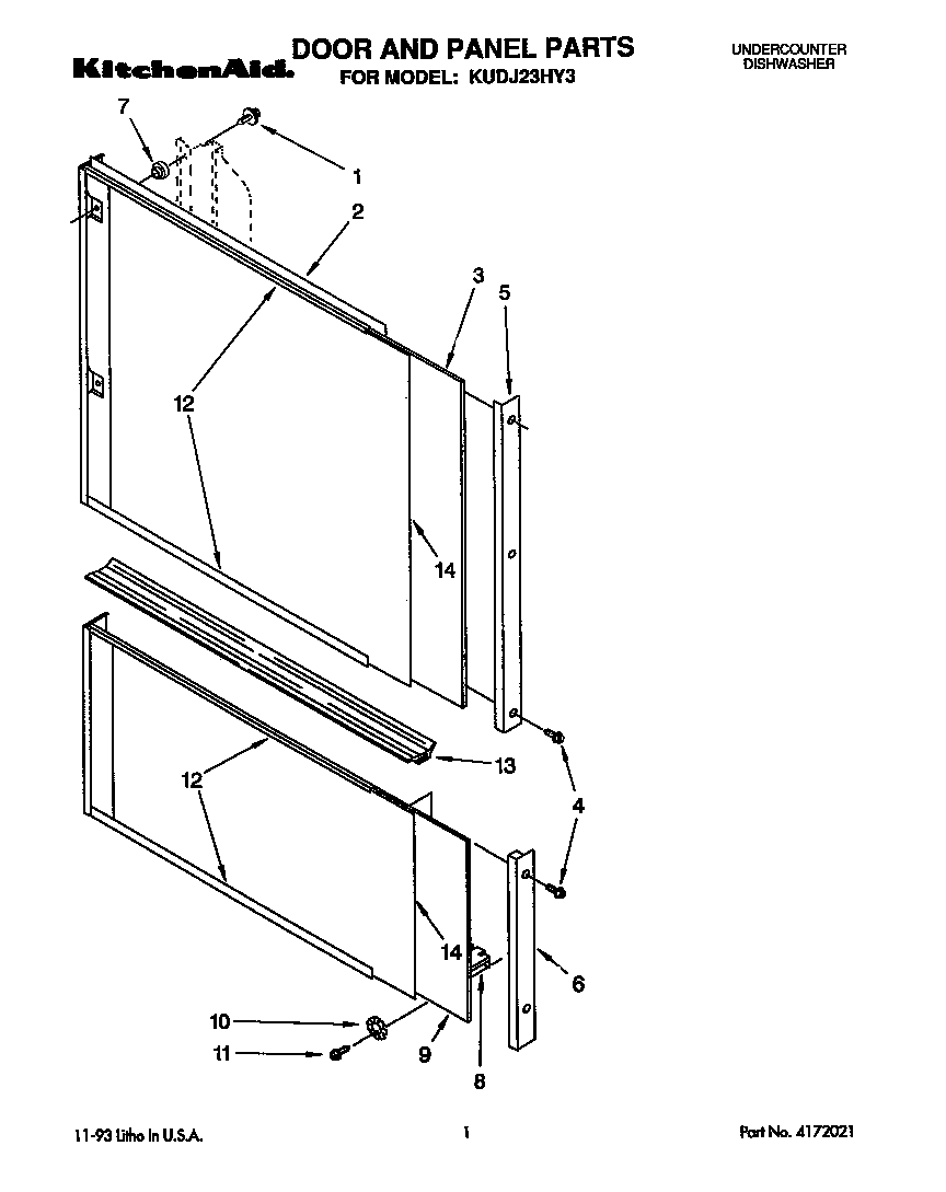 Door and panel