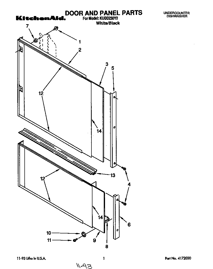 Door and panel