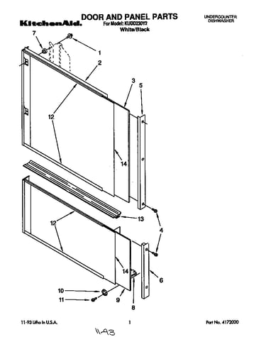 Door and panel
