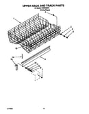 Upper rack and track
