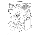 KitchenAid KUCS181T1 cabinet and control diagram