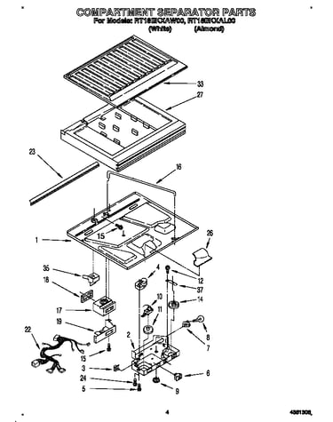 Compartment separator