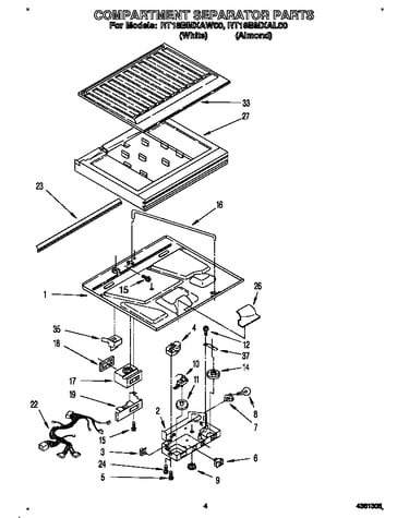 Compartment separator