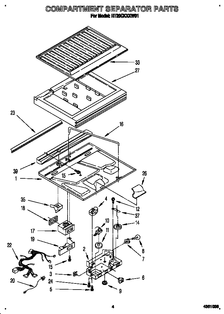 Compartment separator