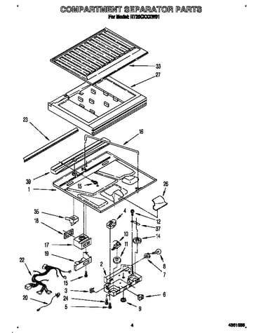 Compartment separator