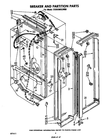 Breaker and partition