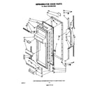 Whirlpool ED25SMXLWR0 refrigerator door diagram