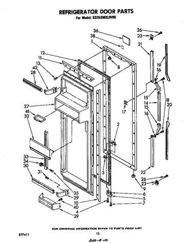 Refrigerator door