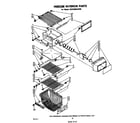 Whirlpool ED25SMXLWR0 freezer interior diagram