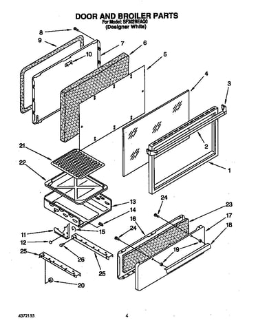 Door and broiler