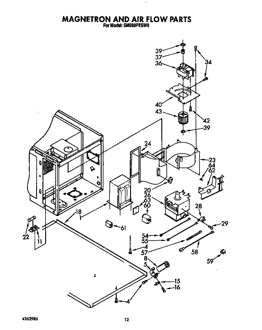 MAGNETRON AND AIR FLOW