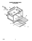 Cabinet and hinge