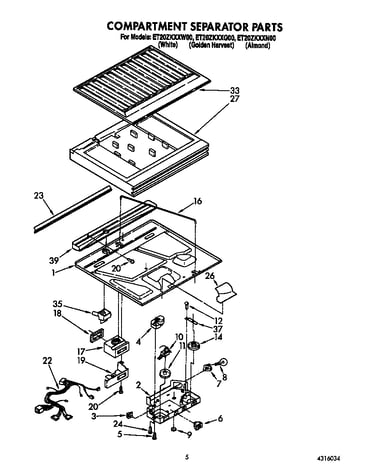 Compartment separator