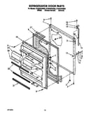 Refrigerator door