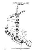Pump and spray arm