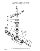 Pump and spray arm
