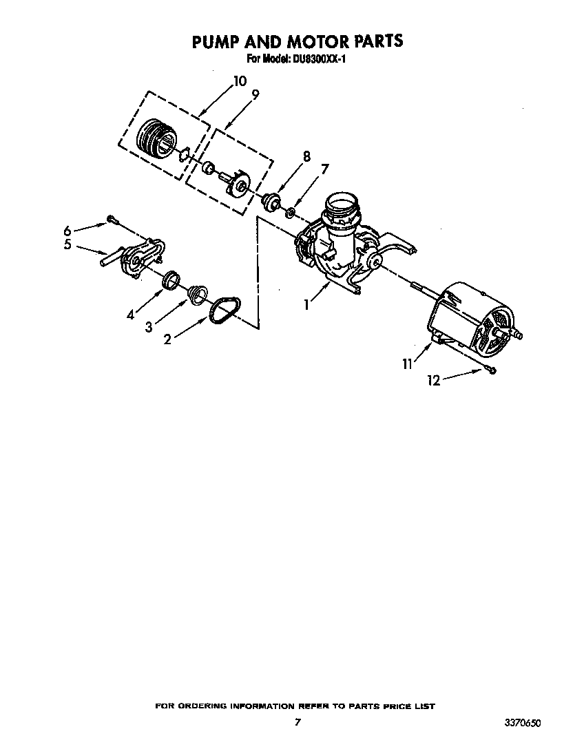 Pump and motor