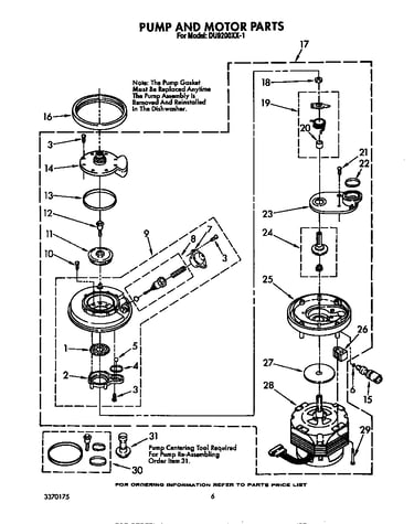 Pump and motor