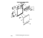 Whirlpool DU8016XX0 frame and console diagram
