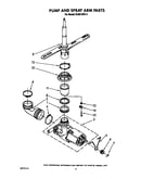 Pump and spray arm
