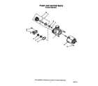 Whirlpool DU8016XX0 pump and motor diagram